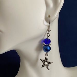 Dallas Cowboys Beaded Charm earrings